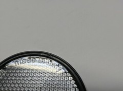 White Clear Round Reflectors w/ screw hole for trailer, driveway posts ect (2pk)