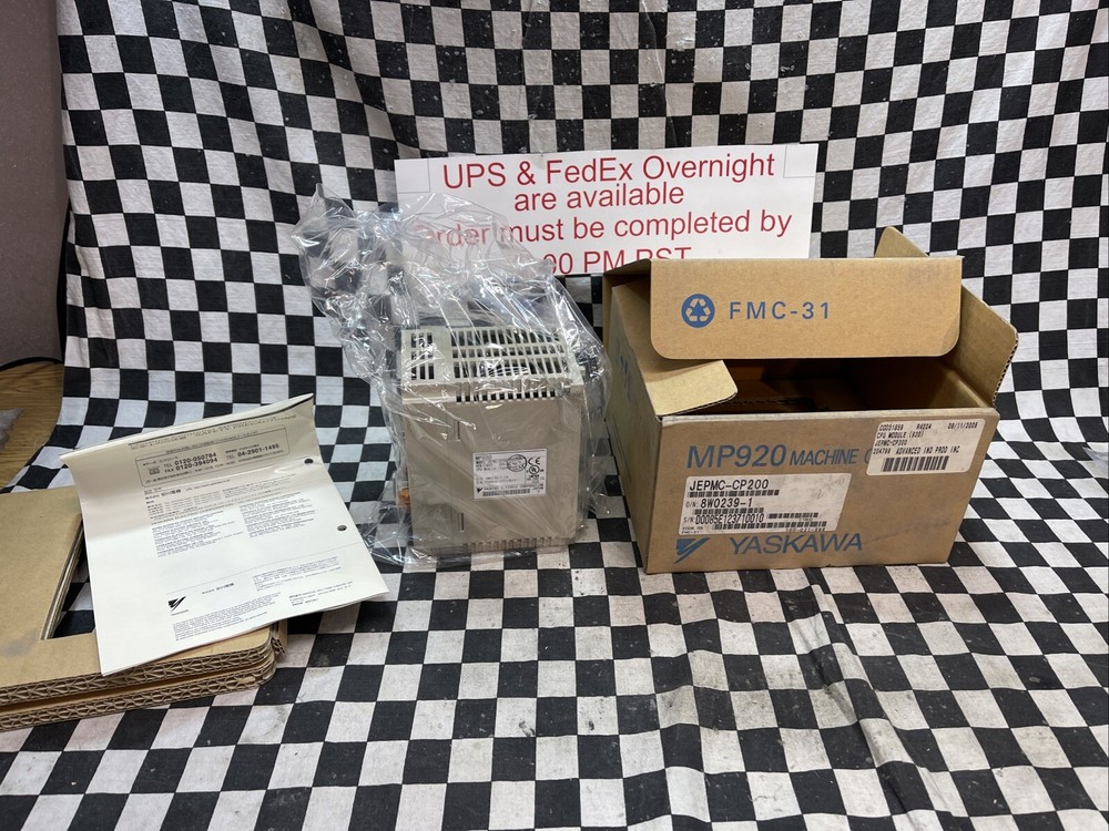 YASKAWA ELECTRIC CPU MODULE, JEPMC-CP200, JEPMCCP200, MP920, CPU-01, SHIPSAMEDAY