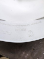 MSA V-GARD Hard Hat W/Fas-Trac III 4 Point Ratchet Suspension /Face Shield Frame