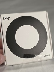Loop Quiet 2 Black Reusable Earplugs Used w/ Case Box XS S M L Ear Tips