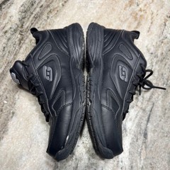Skechers Work Shoes Women 7.5 Black Relaxed Fit Memory Foam Slip Resistant 77200