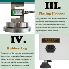 110V 200W Edge Crush Ring Crush Tester Paper Breaking Strength Testing Machine