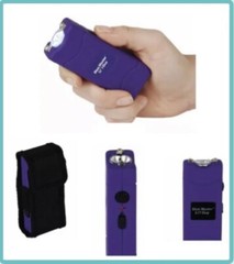 SELF Defense Stun Gun RECHARGEABLE LED Flashlight POWERFUL Strong Pain-Inducing