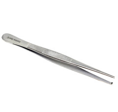 Dissecting Thumb Tissue Forceps 6″ 1×2 teeth Surgical Anatomic Tweezers Straight