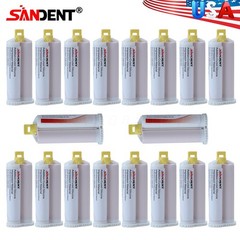 SANDENT Dental Impression Material Silicone Putty Light Body Normal 50ML,1-25/Bx
