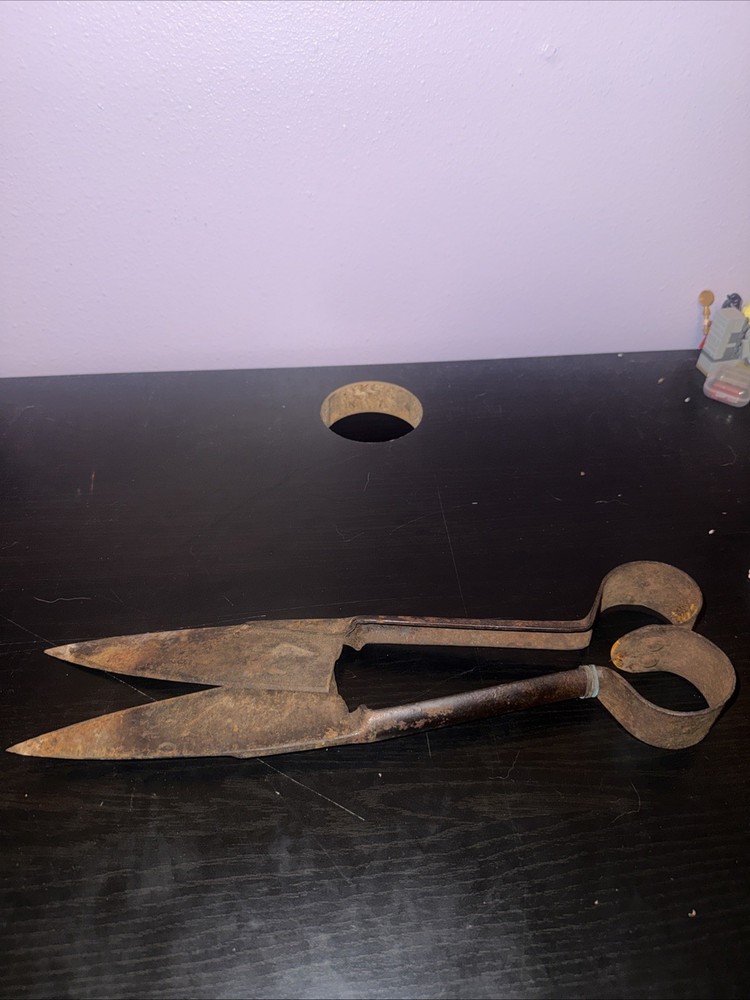 VINTAGE CHALLENGE WOOL SHEEP/LLAMA SHEARS, 12-1/2″ LONG