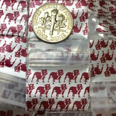 BaggiesSince1987 – 1034 Design Zip Bags Metallic 25 DSN MIX 100PCS, READ DETAILS