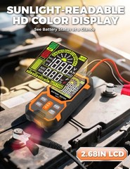 12V 24V Car Battery Tester, CBT01 Automotive Battery Checker, Auto Battery Vo…