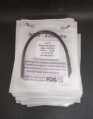 10 Packs Dental Orthodontic Super Elastic NITI Arch Wires Ovoid Form Rectangular