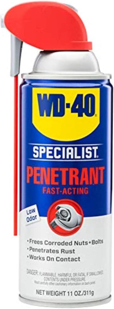WD-40 Specialist Penetrant with Smart Straw, Penetrant for Metal, Rubber , 11 OZ