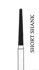CROSSTECH Dental Diamond Short-Shank ROUNDENDTAPER-850/014SC, MCC4XC-SC, 5Burs