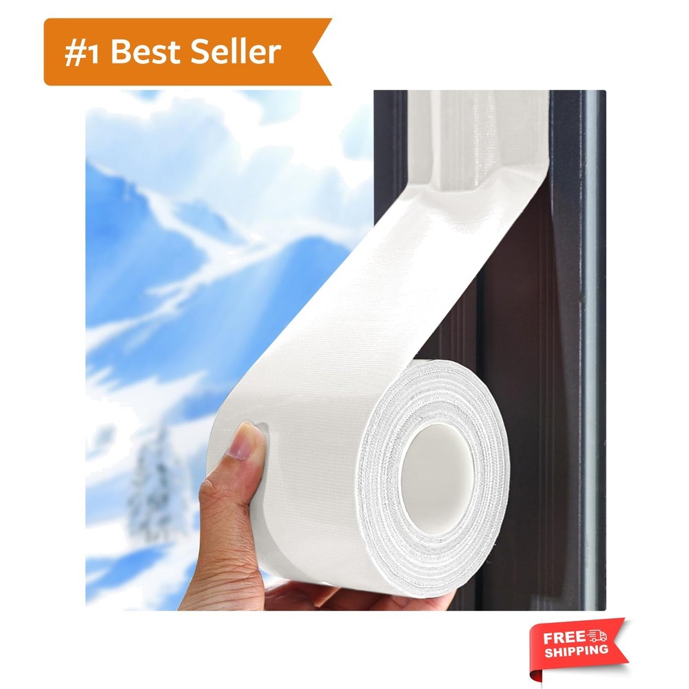 Versatile Window Sealing & Insulation Tape – 3 Inch x 65.5 FT for All Seasons