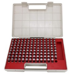 Steel Pin Gage Set Minus Heat Treated with Storage Case M3 125pcs 0.501″-0.625″