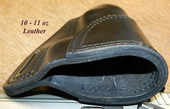 Gary C’s OWB Avenger “XH” LEFT HAND Leather HOLSTER EAA Witness FS Steel w Rail