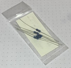150 K Ω, 250 mW, 1%, Metal Film Axial Resistor, Yageo Brand, 5 Each