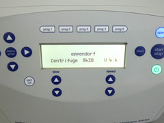 Eppendorf 5430 Centrifuge w/ FA-45-30-11 Rotor, 120V, 14,000 RPM/20,000RCF