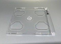 10 PCS NEW DOUBLE CD SMART TRAY, 2 DISCS PRINT, CLEAR, YL29LOGO