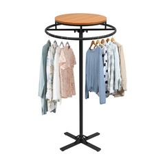 Round Clothing Rack Clothing Display Rack Floor-standing Garment Hanging Rack