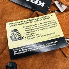 Steiner 9210 Welding Cape Sleeves Without Bib 4XL Premium Side Split Cowhide