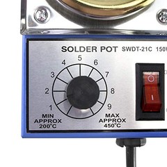 Solder Pot 150W 110V 50mm Titanium Plate Lead Free Soldering Bath 500g
