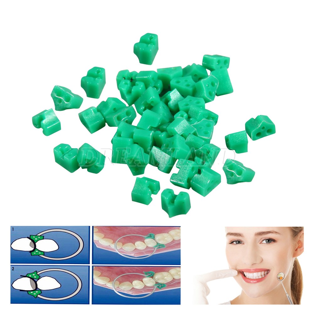 New Dental Add On Wedges Orthodontic Special Silicone Rubber 40pcs/pack