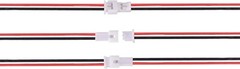 Letool 30 Pairs JST 1.25Mm 2 Pin Micro Male Female Connector Plug with Red Black