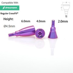 US 10Pcs NC/RC Dental Healing Cap Abutment Fit Straumann ITI BL/BLT D3.3/4.1mm