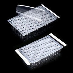 100 Sheets PCR Plate Sealing Film for 96-Well Plates (130x80mm) – High Clarit…