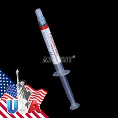 Dental Lab Porcelain Etch Gel 9.5% Hydrofluoric Acid Etchant Syringe 2.5 ml