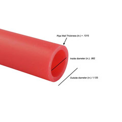 Apollo EPPR1001S 1 in. x 100 ft. Coil- Red PEX-A Expansion Pipe in Solid New