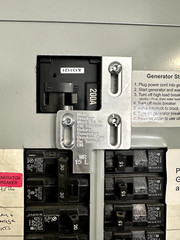 Generator Interlock Kit , Siemens 200 Amp Left generator breaker
