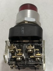 ALLEN BRADLEY 800T-QB24R PUSHBUTTON ILLUMINATED RED 1NO/1NC SERIES T