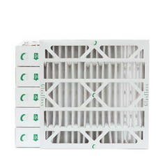 Glasfloss ZL 24x24x4 MERV 10 (FPR 7) Pleated HVAC Air Filters. Case of 6