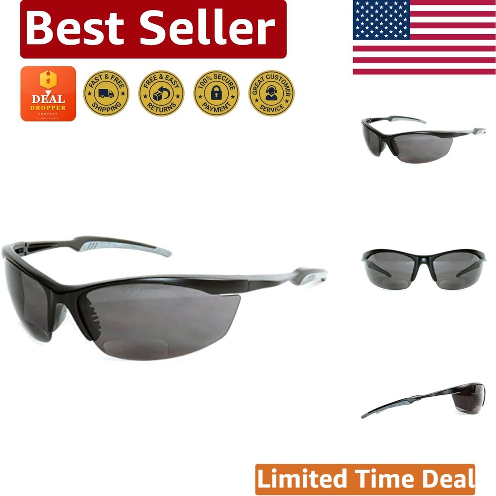 Comfortable Bifocal Safety Glasses with Anti-Slip Padding – Adult Unisex Style