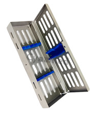 DENTAL SURGICAL AUTOCLAVE STERILIZATION CASSETTE RACK BOX TRAY FOR 5 INSTRUMENTS