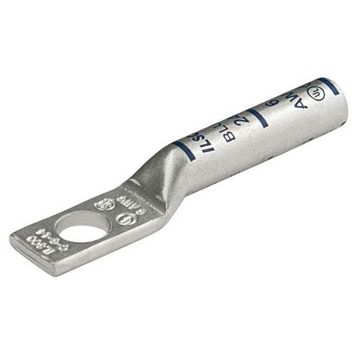 Ilsco CLNS4/012, 4/0 AWG Str, 1/2″ Stud, Long Barrel, Compression Lug, 1 pc