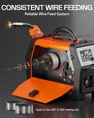 Hitbox 4IN1 MIG Welder Spool Gun/MMA/Gasless/Lift TIG Welding Machine 110V 220V~