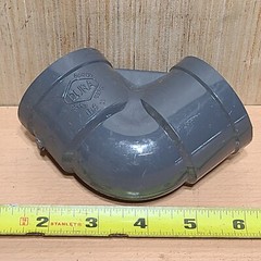Dura 1-1/4 in. IPS Threaded Sch. 80 PVC Threaded 90 Degree Pipe Elbow