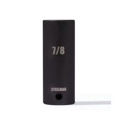STEELMAN 1/2 in. Drive x 7/8 in. Deep Thin Wall 6-Point Impact Socket, 79406
