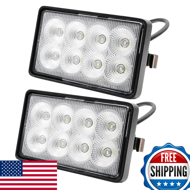 Agp.1978 40W Flood Offroad Led Work Light 12V Skid Steer Headlight 6000K
