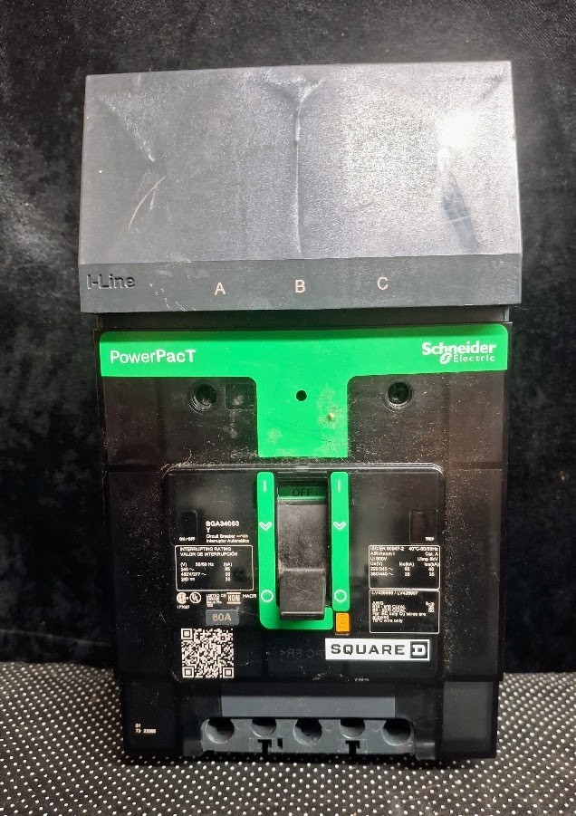 SQUARE D BGA34060 60A 3-P 480V I-LINE Circuit Breaker SHIPS SAME DAY