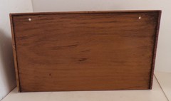 Vintage Lerner Faux Wood Look Plastic Desk Organizer 70s Retro MCM 3 Tier 6 Slot