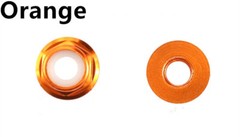 Multicolor Aluminum Hex Flange Lock Nut With Nylon Insert M2 M3 M4 M5 M6 M8