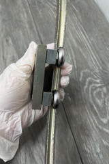 S-Shaped Compact Linear Rail Guide System w/Sliders (Part# Unknown)