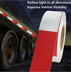 DOT-C2 Conspicuity Tape Car Truck Warning Reflective Reflector Stickers 2”x50’