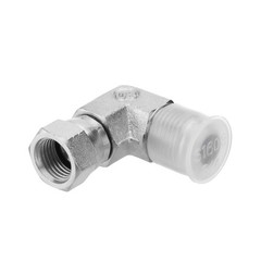 5Pack 90 Degree Elbow Hydraulic Adapter Fittings:1/2″ JIC Male x 3/8″ JIC Female