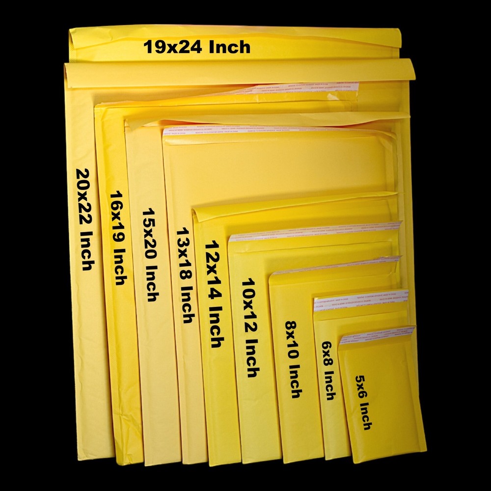 Kraft Padded Envelope Durable Protective Mailing Shipping 25/50/100/1000