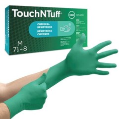 Ansell 92-600 Touch N Tuff Teal Nitrile Powder Free S, M, L, XL Box 100 Each