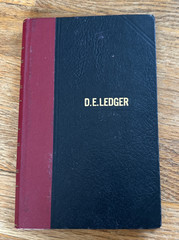Vintage Royal Vernon Line D.E. Ledger Book No. 2044 Accounting Records 144 Pages