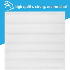 100 Pack Foam Sheets, 12″ x 12″, 1/16″ Thickness, Foam Wrap Cushioning Materi…